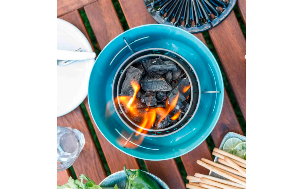 Nærbilde av Bordgrillkull 1 kg etterfyllingspakke for Tamber bordgrill