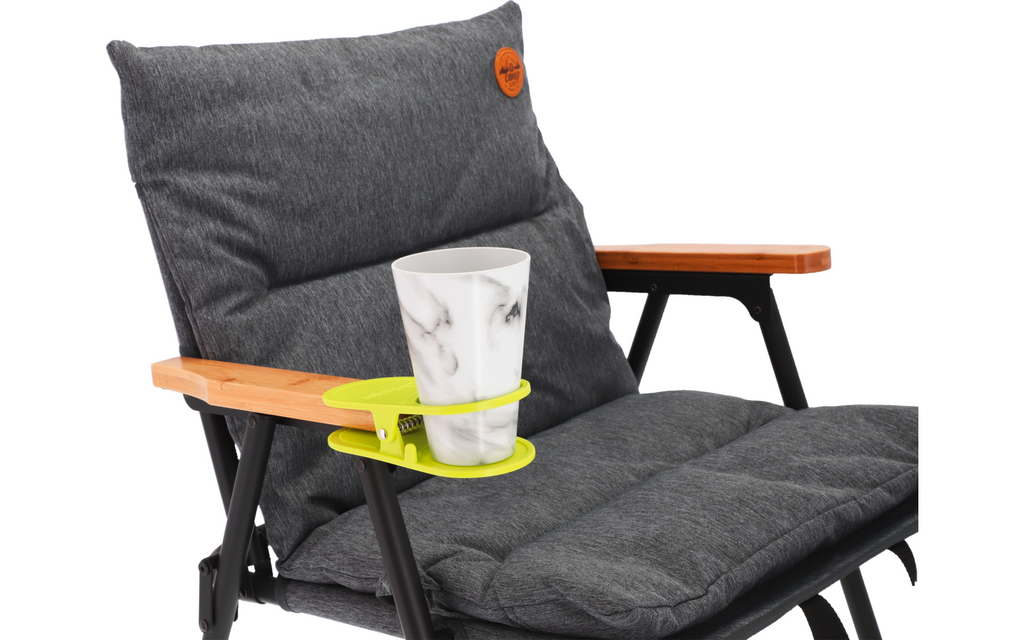 Bordklips drikkeholder lemon ABS Ø7 cm sideprofil