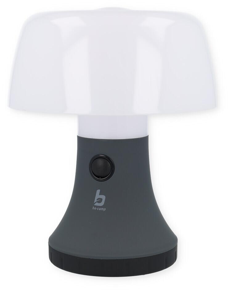 Bordlampe Sirius LED batteridrevet Ø13 cm grå forfra