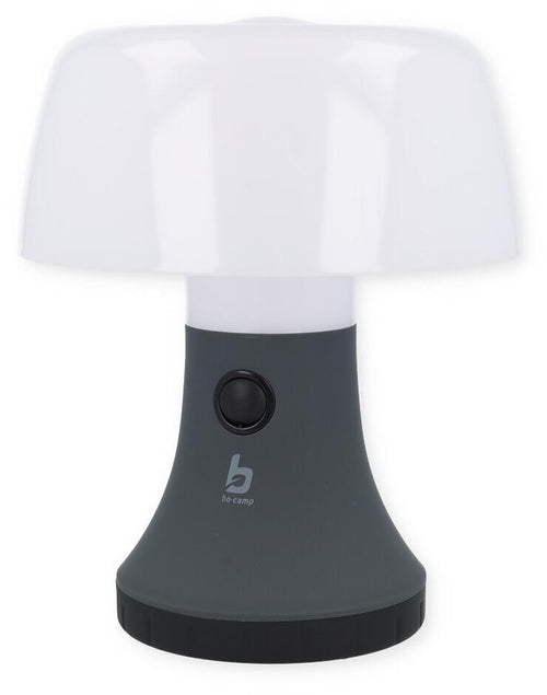 Bordlampe Sirius LED batteridrevet Ø13 cm grå forfra