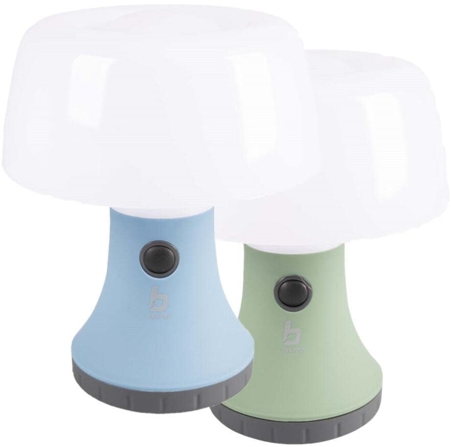 Bordlampe Sirius LED batteridrevet 100 lumen blå sett forfra