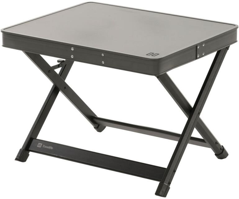 Bordplate Cosa for fotskammel 64x50,5 cm grå plast forfra