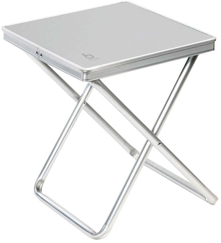 Bordplate for krakk i MDF med aluminiumskant 40x40 cm - Bo-Camp montert på krakk