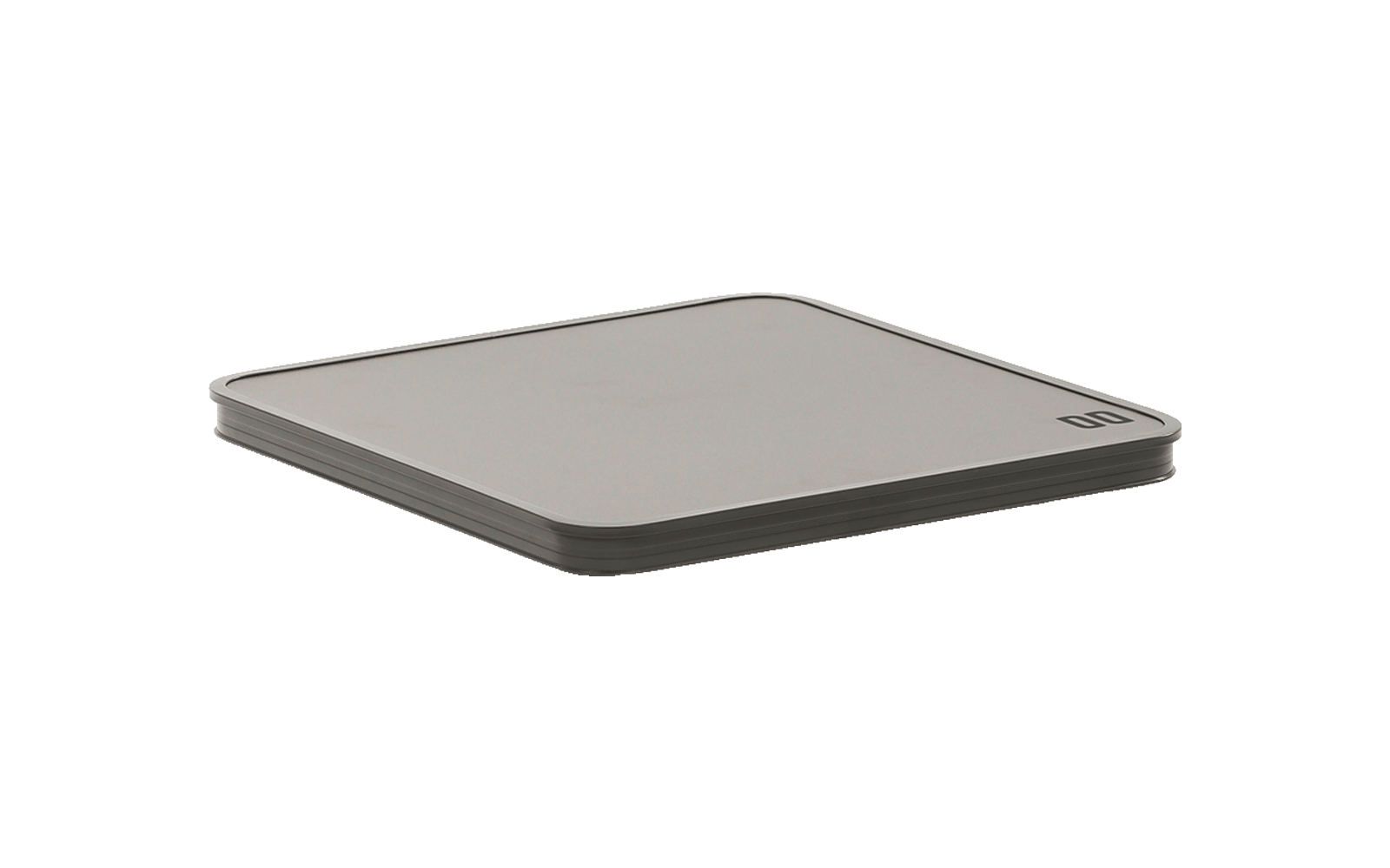 Bordplate for krakk Noto aluminium 44x42,5 cm mørkegrå bakside