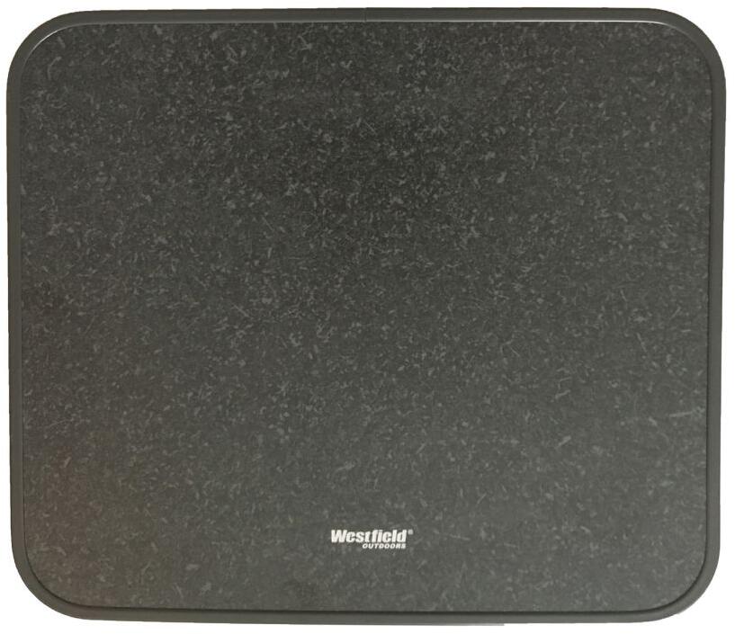 Bordplate til krakk Performance XL 30 kg antrasitt fra forfra