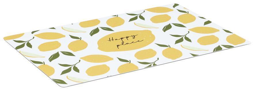 Bordskåner Lemons i plast 45x30 cm forfra