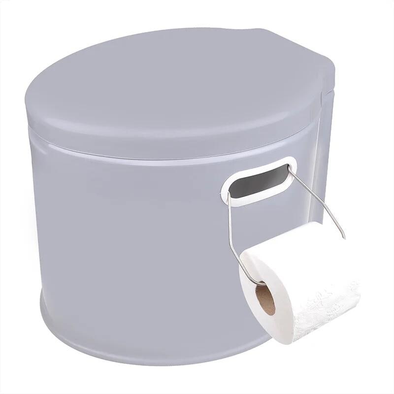 Bøttetoalett portabelt 7L med toalettpapirholder - Pro Plus toalettpapirholder detalj