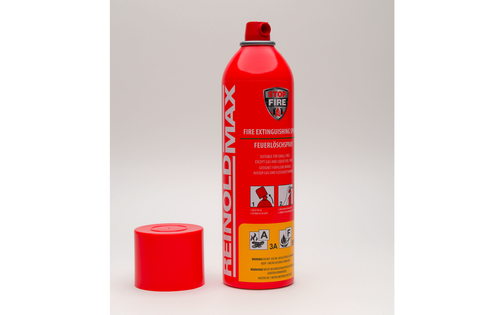 Brannslukkerspray 500 ml PFAS-fri og giftfri fra IWH bakside
