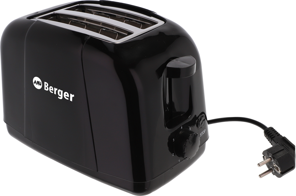 BreakfastBuddy toaster 230 V med 2 spor forfra