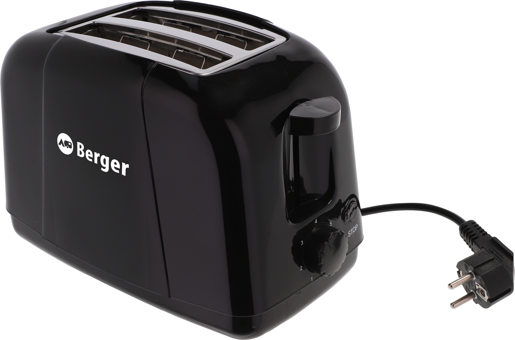 BreakfastBuddy toaster 230 V med 2 spor forfra