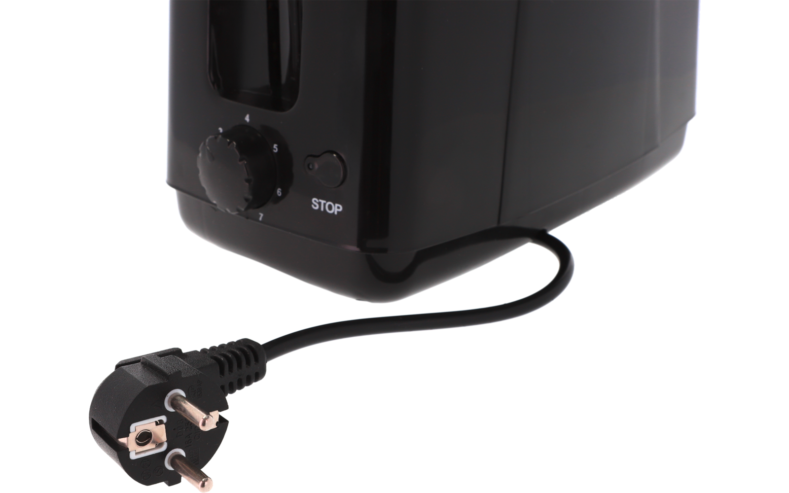 BreakfastBuddy toaster 230 V med 2 spor bakside