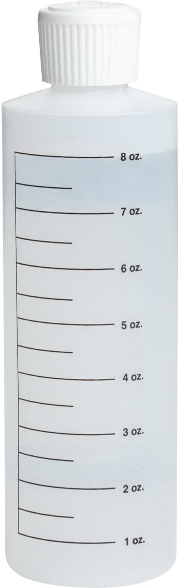 Brennspiritusflaske 250 ml med flip-top-lokk detalj av lokk
