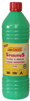 Brennsprit 1L for spritkoker med sikkerhetslokk - Favorit forfra