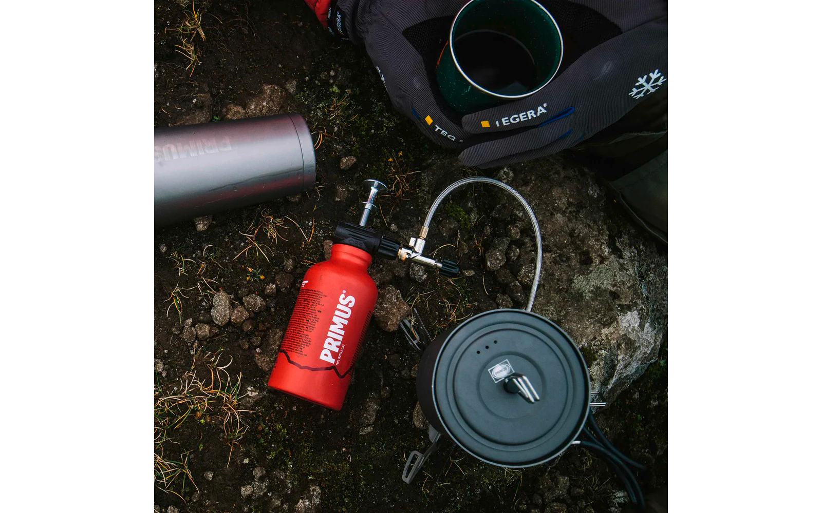 Brennstoffflaske 0,35 l i aluminium, 92 g bakside