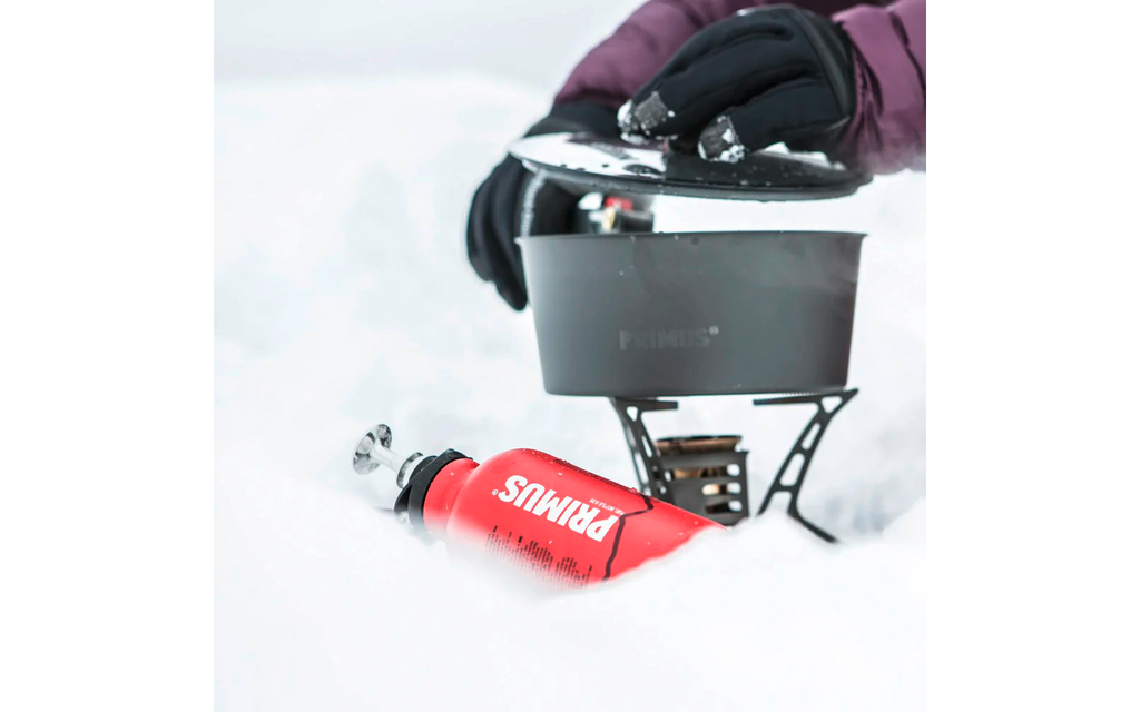 Brennstoffflaske 0,35 l i aluminium, 92 g detalj av gjenge