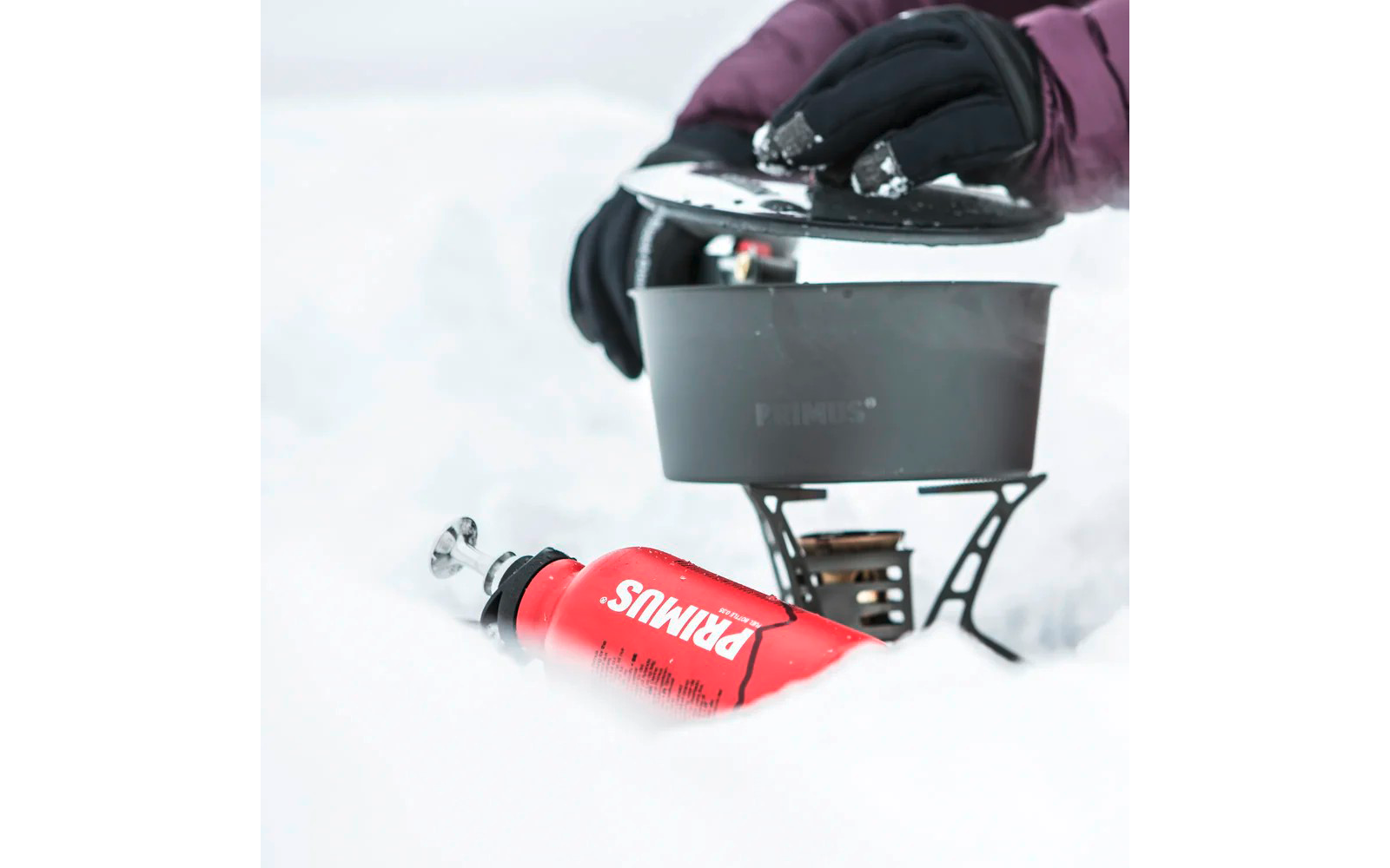 Brennstoffflaske 0,35 l i aluminium, 92 g detalj av gjenge