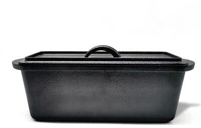 Brødform i støpejern 2,4 l, 35,5 x 14,5 cm - Origin Outdoors forfra