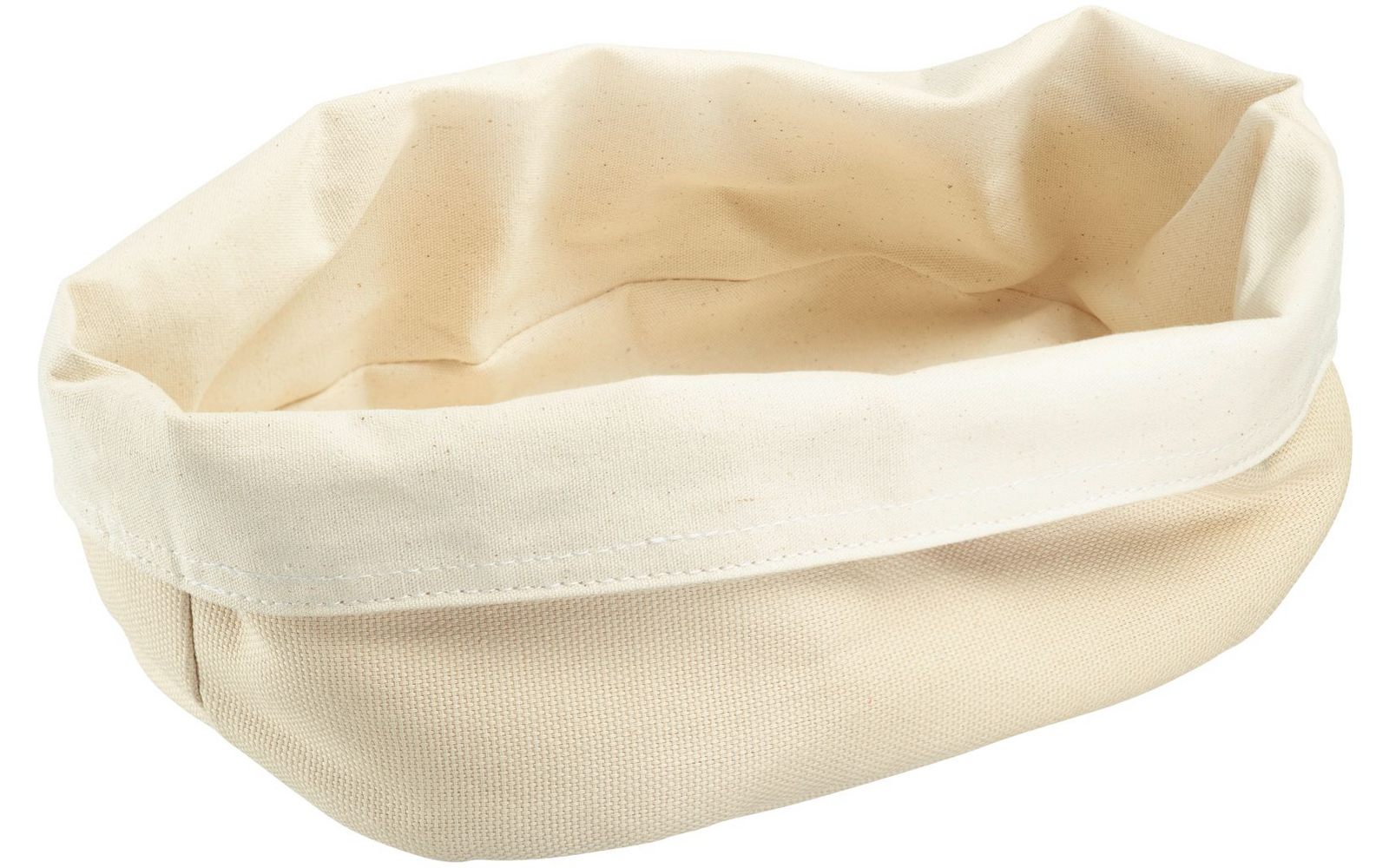 Brødpose oval 25 x 18 x 12 cm bomull/polyester - Westmark detalj av stoff