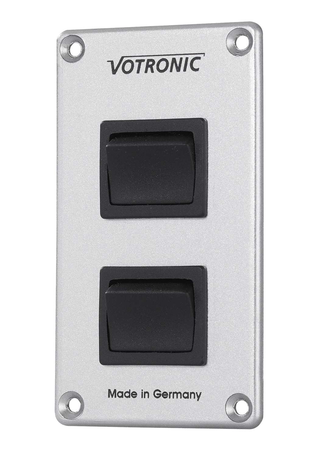 Bryterpanel 2x16A med sikringsautomater - Votronic forfra