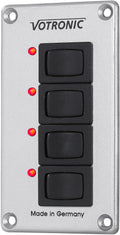 Bryterpanel 4 S 12/24 for bordelektrikk - Votronic forside