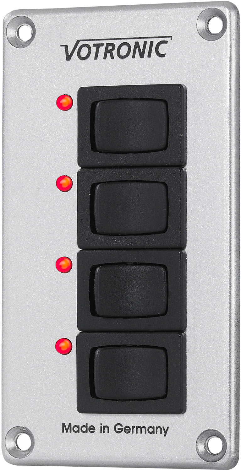 Bryterpanel 4 S 12/24 for bordelektrikk - Votronic forside