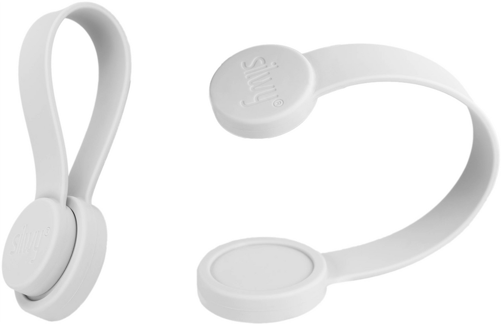 Buddy magnetklips holdekraft opptil 2,8 kg hvit forfra