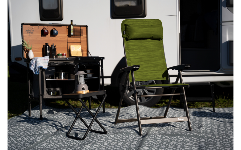 Bunn av Slimline klappstol olive med sklisikre føtter
