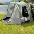 Bunnduk for Touring Easy bussfortelt 320x250 cm grå, vist foran