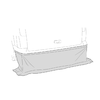 Detalj av Bunnskjort Rear Skirting for VW T5 T6 PVC
