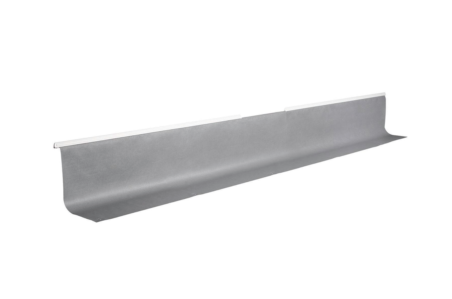 Bunnskjort Windslip PVC 300 cm hoyde 35 cm gra fra Thule montert under bobil