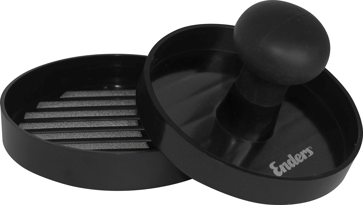 Burgerpresse i plast for jevne pattier 11,5 cm fra Enders for jevn forming