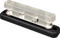 Busbar samleskinne 150A 70V med 4 tilkoblinger Victron Energy forfra