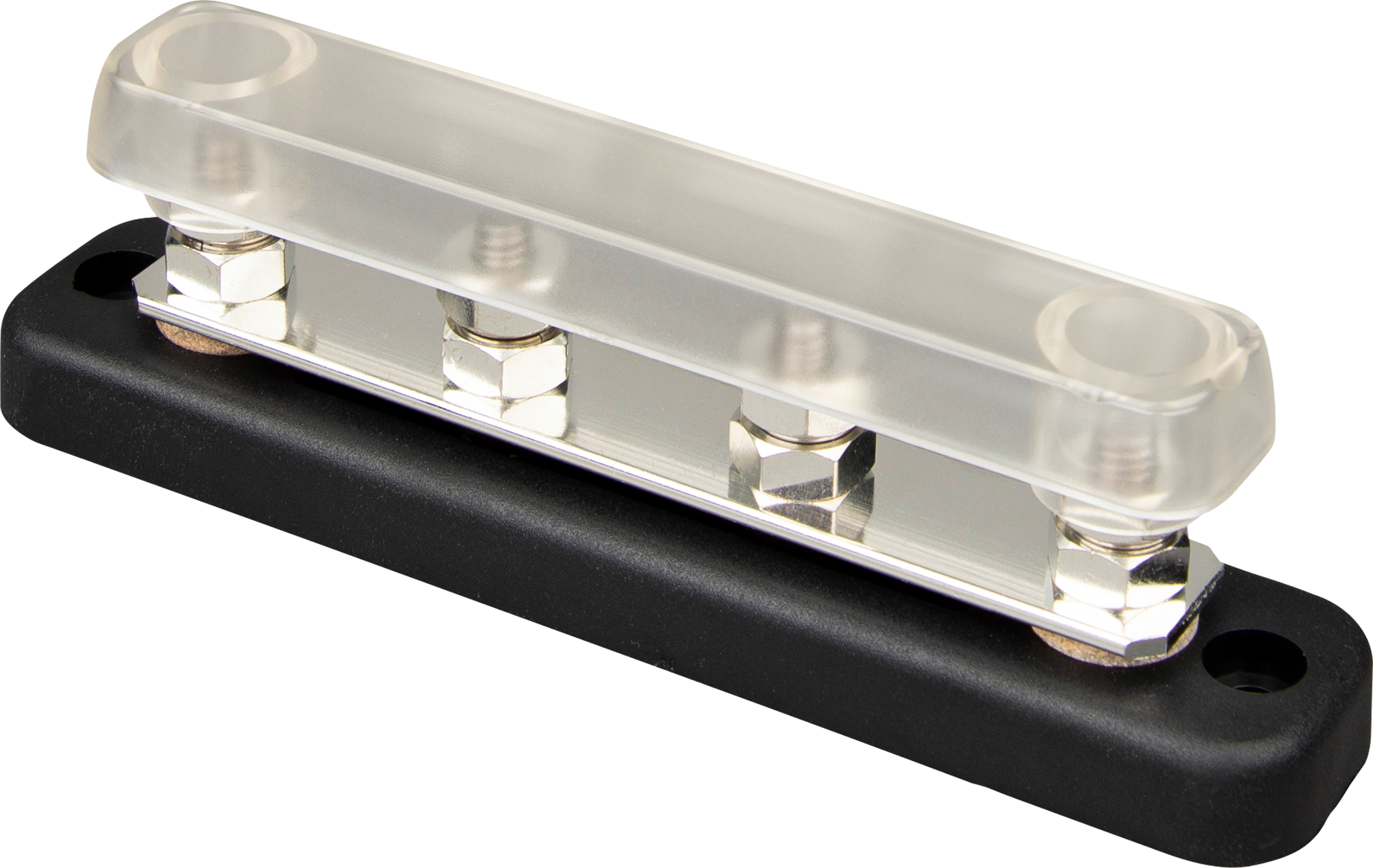 Busbar samleskinne 150A 70V med 4 tilkoblinger Victron Energy forfra