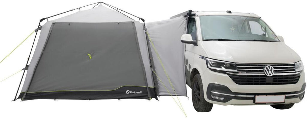 Busfortelt Fastlane 300 shelter 300x300cm UPF 50+ grå bakside