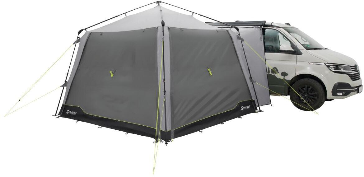 Busfortelt Fastlane 300 shelter 300x300cm UPF 50+ grå sammenpakket