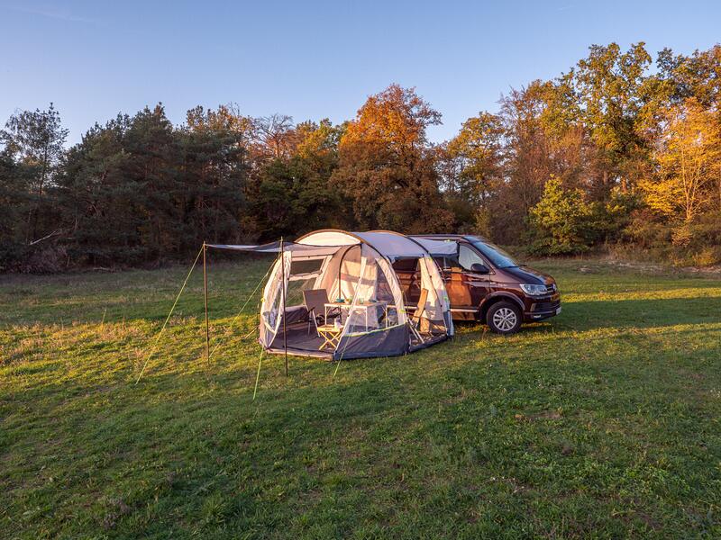 Busfortelt Re-Tent Tour Easy 300x270cm med myggnett bakside
