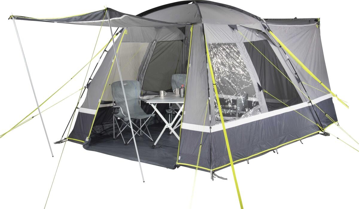 Busfortelt Trentino 2.0 kuppel 370x280 cm fiberglassstang 15 kg detalj