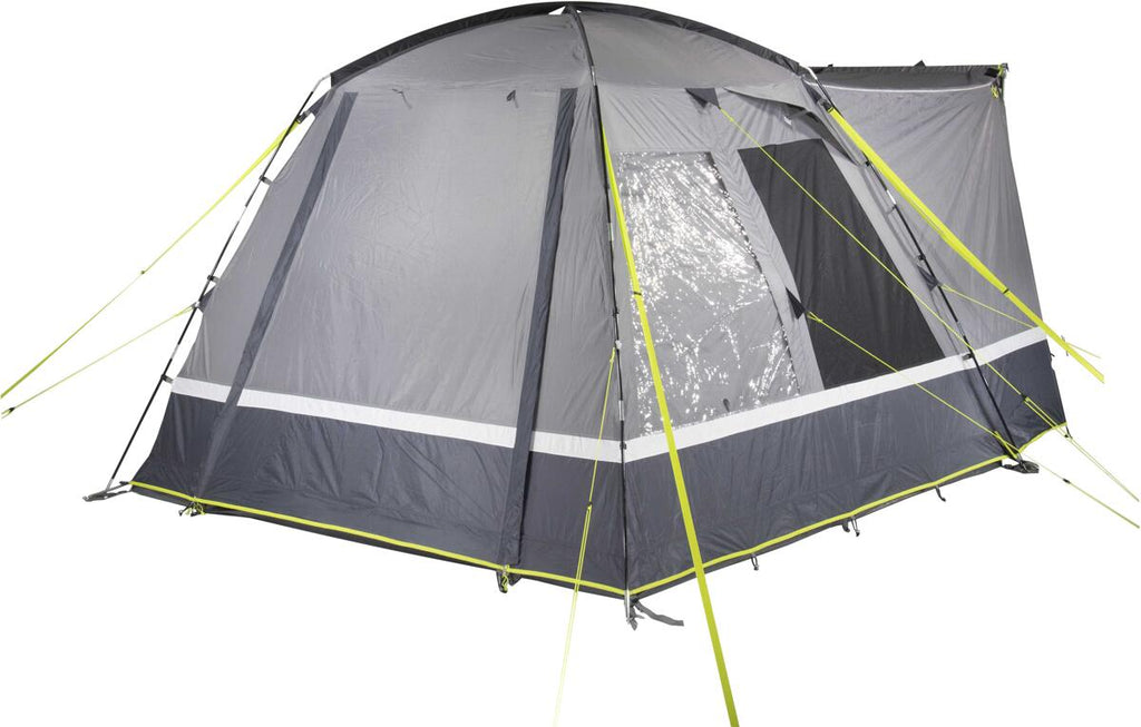 Busfortelt Trentino 2.0 kuppel 370x280 cm fiberglassstang 15 kg montert på bil