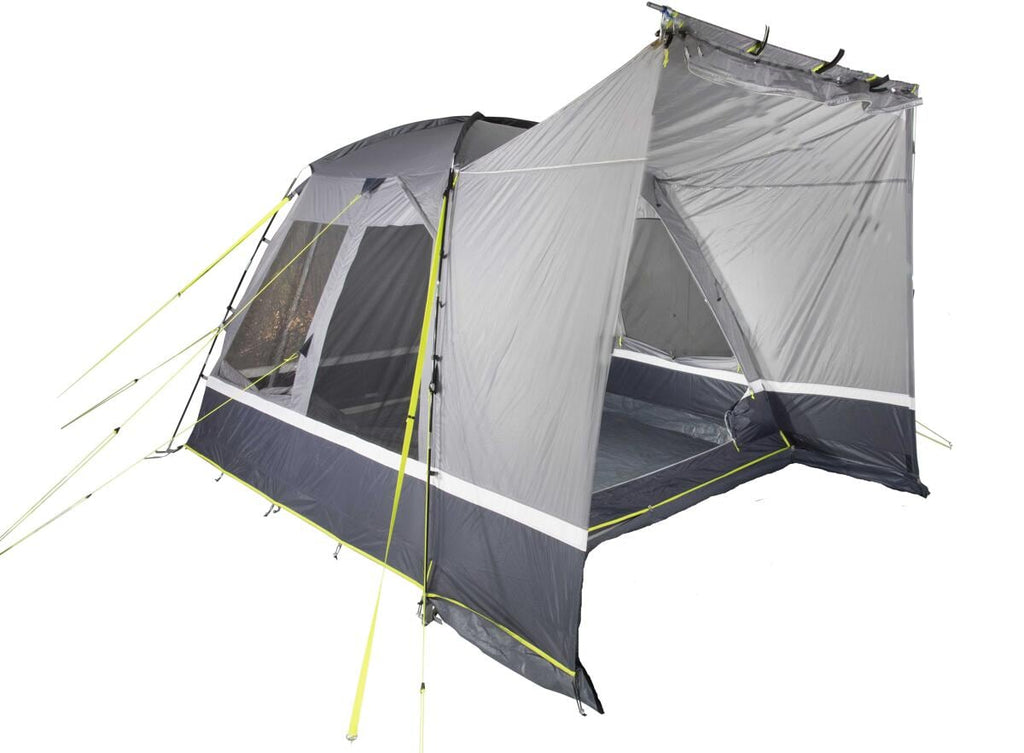 Busfortelt Trentino 2.0 kuppel 370x280 cm fiberglassstang 15 kg vinduer