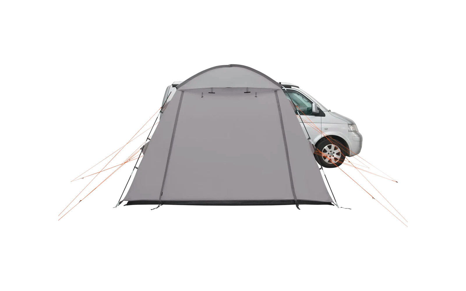 Detalj av stoff og ventilasjon på Bussfortelt Easy Camp Utne