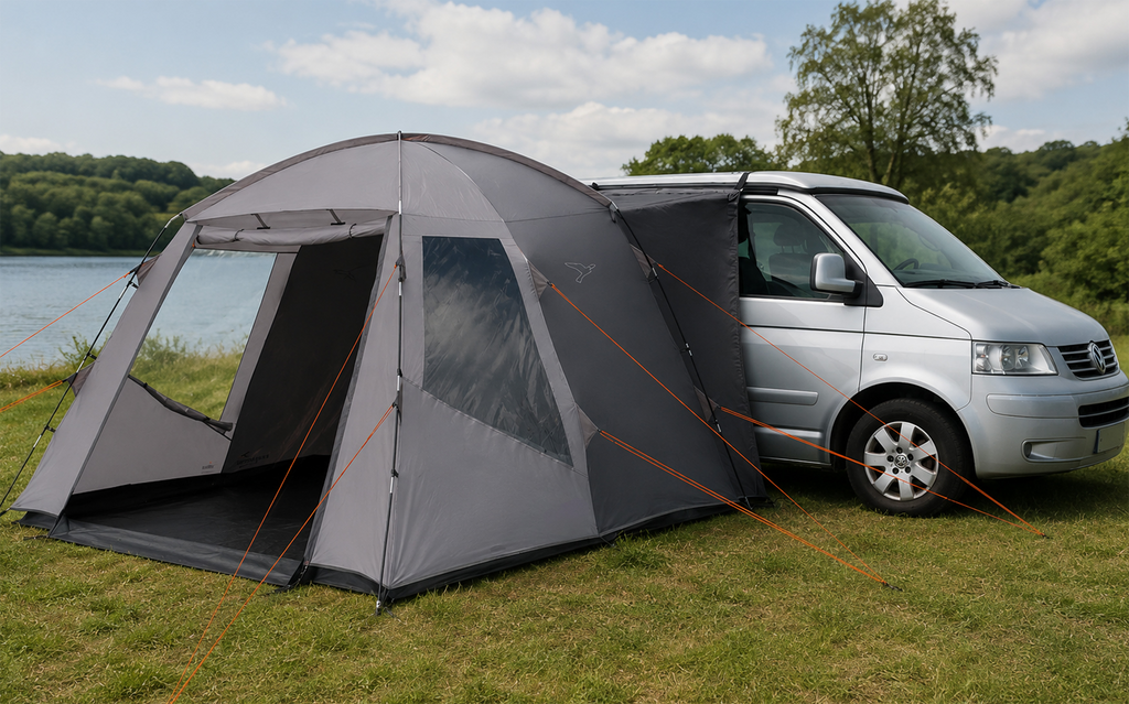 Bussfortelt Easy Camp Utne 310x280 cm frittstående forfra