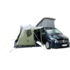 Montert Bussfortelt Lakecrest med aluminiumsstang på camping