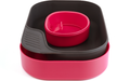 Camp-A-Box Basic spisesett med kopp og tallerken raspberry for camping