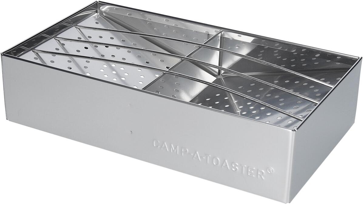 Camp-A-Toaster i rustfritt stål 22,5x13x5,6 cm forfra