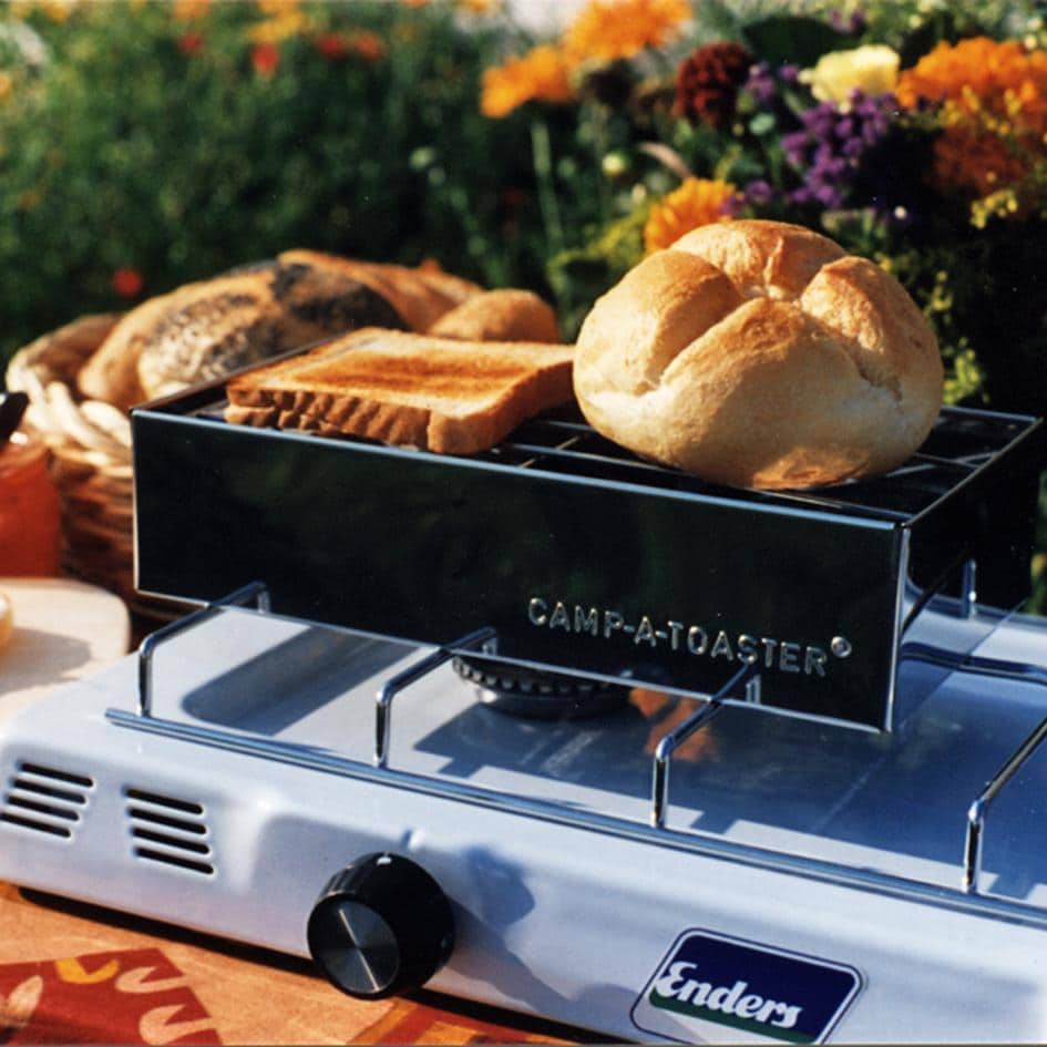 Detalj av Camp-A-Toaster i rustfritt stål 22,5x13x5,6 cm