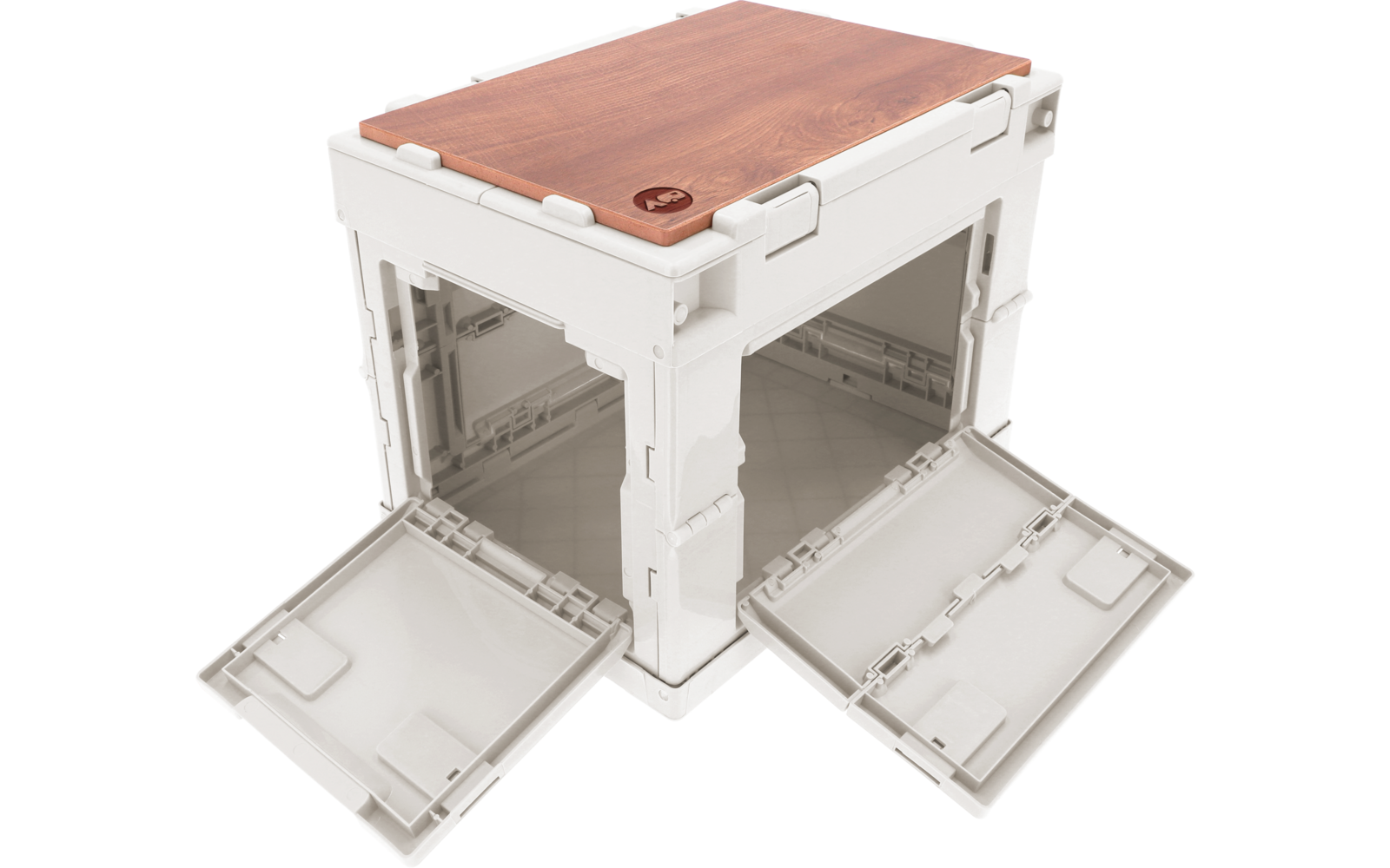 CamperBox L 30 sammenleggbar oppbevaringsboks sammenlagt