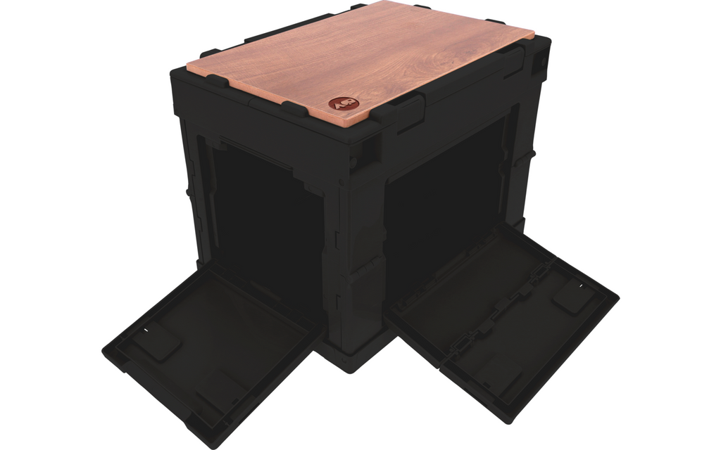 CamperBox sammenleggbar oppbevaringsboks 30 l bakside