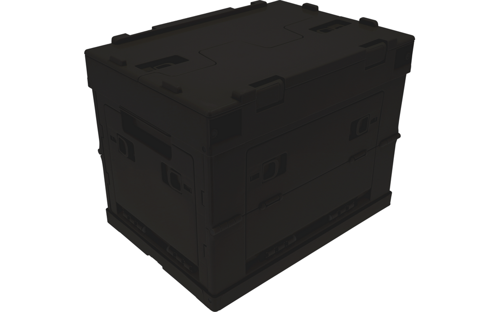 CamperBox sammenleggbar oppbevaringsboks 30 l detalj av lokk
