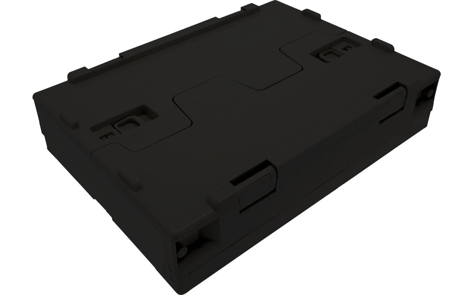 CamperBox sammenleggbar oppbevaringsboks 30 l sidevisning