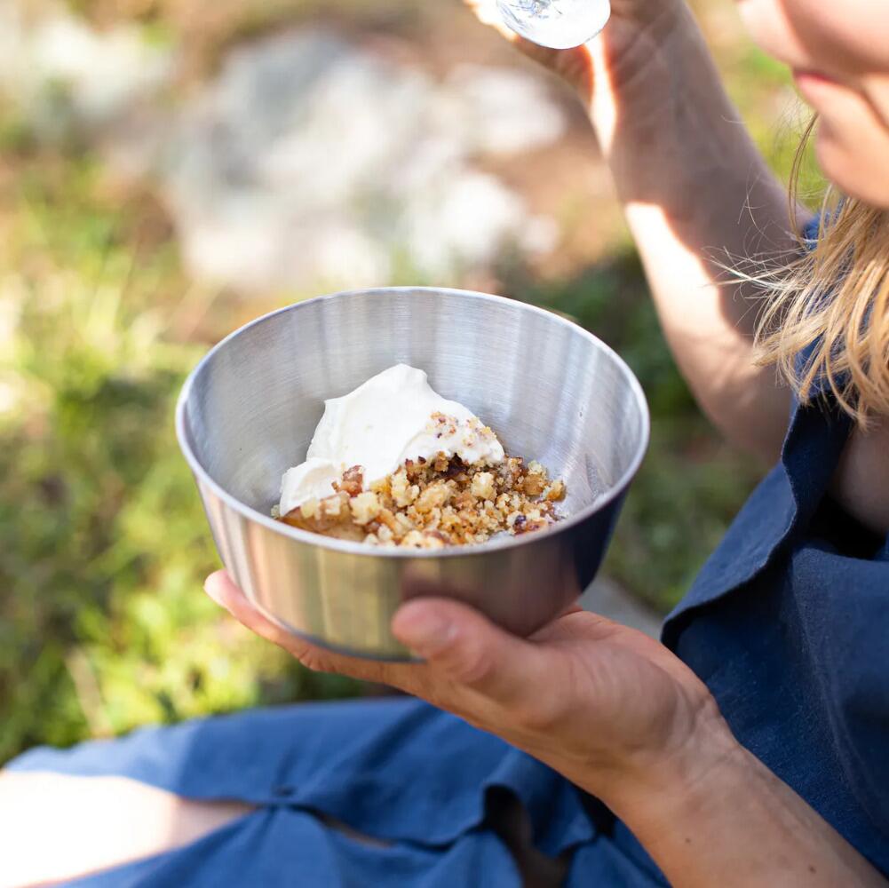 Campfire Bowl stålbolle 0,6 L Ø14 cm 150 g bakside